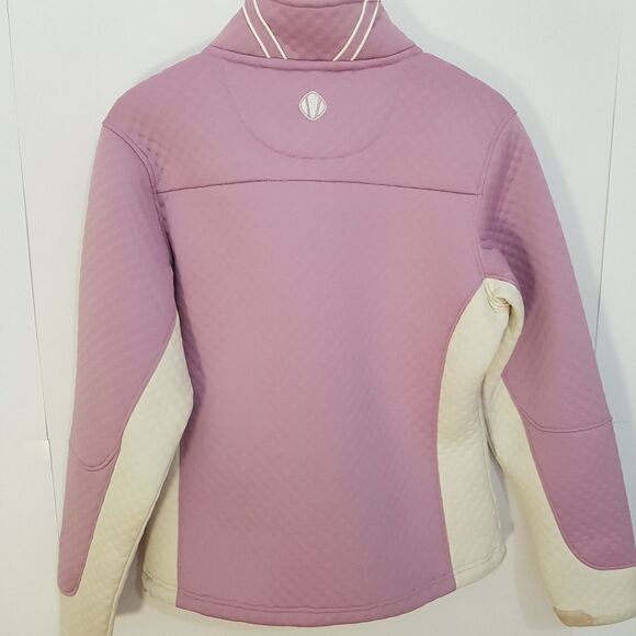 SUNICE Women's Quilted Foam Sports Jacket Lilac and White Size Small - Picture 3 of 16